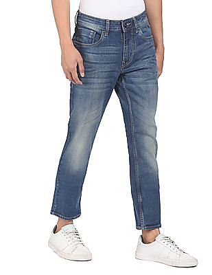 Flying Machine Mid Rise Michael Slim Tapered Fit Jeans