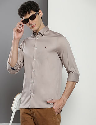 Tommy Hilfiger Sateen Slim Fit Shirt