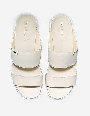 Buy Cole Haan Women White ZERØGRAND Double Band Leather
