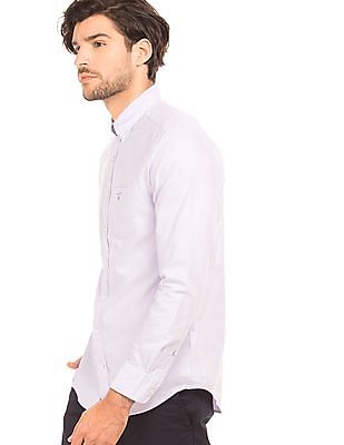 Buy Gant Men Solid Regular Fit Oxford Shirt - NNNOW.com