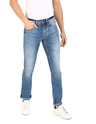 Flying Machine Jackson Skinny Fit Distressed Jeans