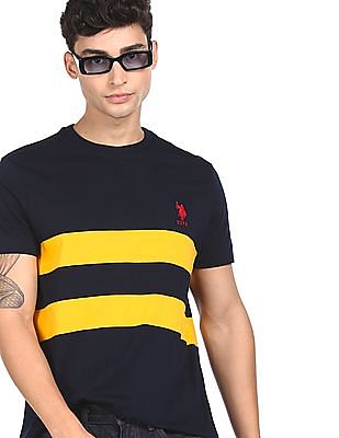 U S Polo Assn Crew Neck Striped T-Shirt