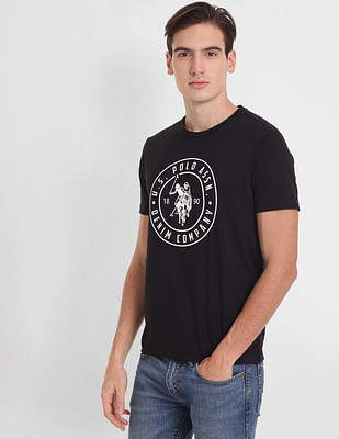 U S Polo Assn Denim Co Iconic Circle Logo T-Shirt