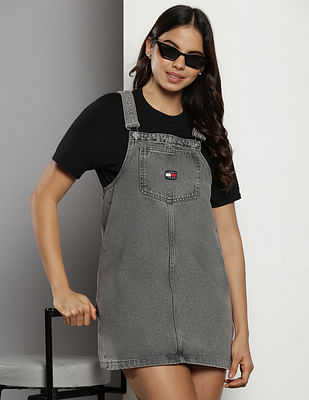 Tommy Hilfiger Pinafore Denim Dungaree Dress