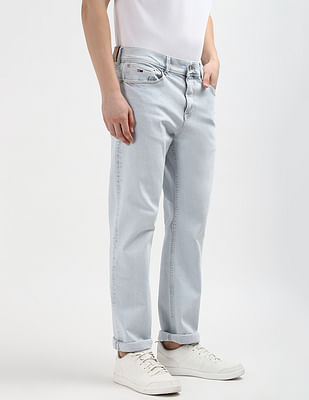 Tommy Hilfiger Relaxed Straight Fit Stone Wash Jeans