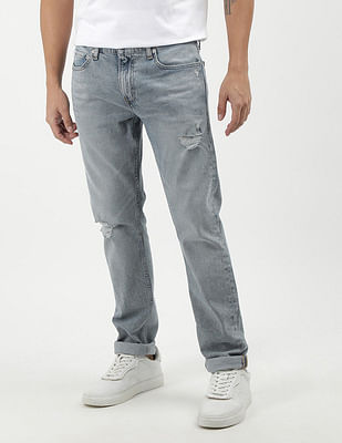 Calvin Klein Jeans Mid-Rise Slim Fit Jeans