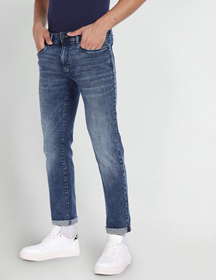 Flying Machine Mid Rise Slim Tapered Fit Jeans