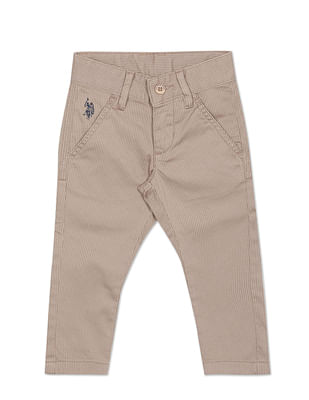 U S Polo Assn Kids Mid Rise Printed Trousers