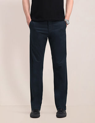 U S Polo Assn Mid Rise Straight Fit Trousers