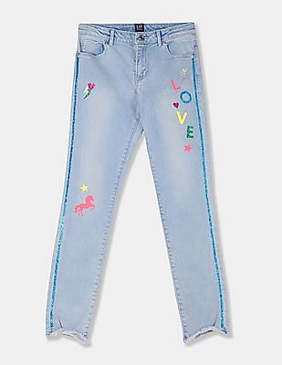 gap girls skinny jeans