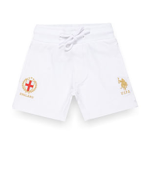 U S Polo Assn Kids Boys Embroidered Shorts