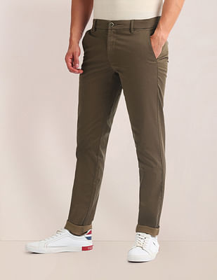 U S Polo Assn Austin Regular Fit Printed Chinos