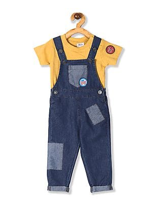 boys blue dungarees