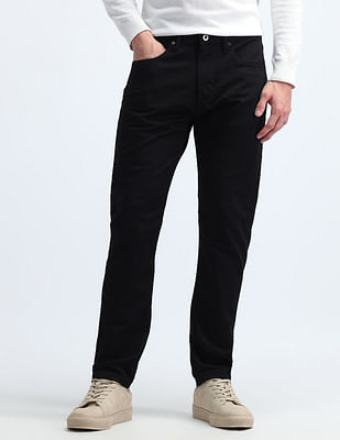 Flying Machine Mid Rise Slash Slim Tapered Fit Jeans