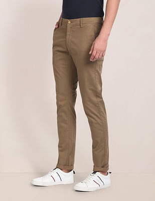 U S Polo Assn Austin Trim Regular Fit Geometric Chinos