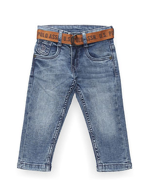 U S Polo Assn Kids Boys Stone Wash Jeans