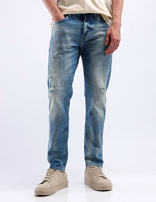 Flying Machine Mid Rise Slim Tapered Fit Jeans