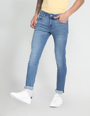 Flying Machine Low Rise Super Skinny Fit Wash Jeans