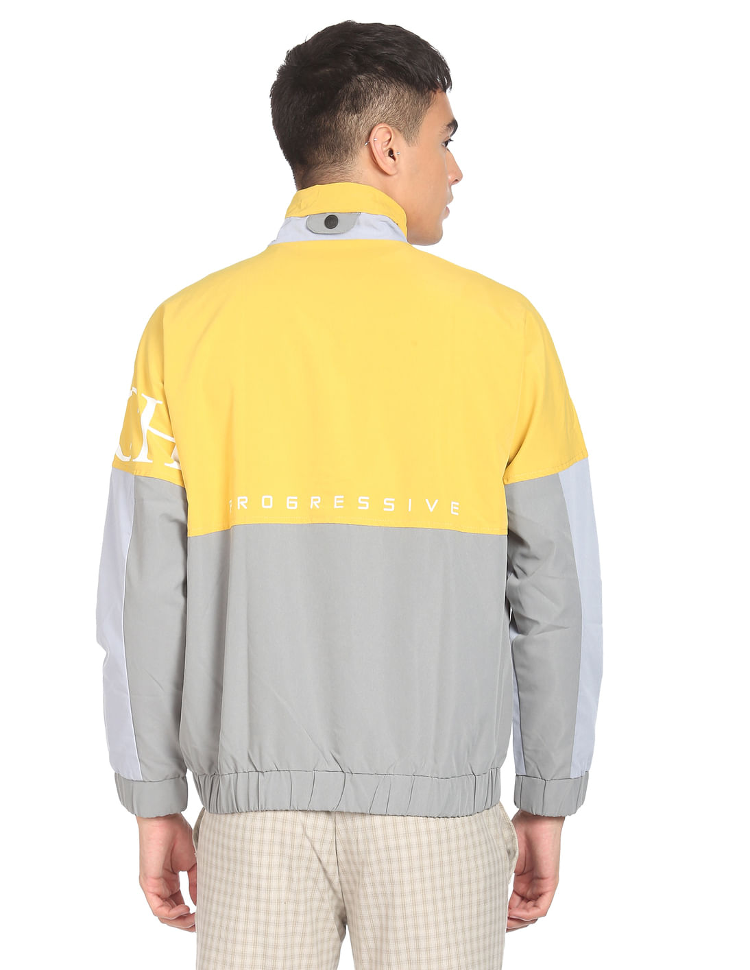 Buy Flying Machine Colour Block Zip Up Jacket - NNNOW.com