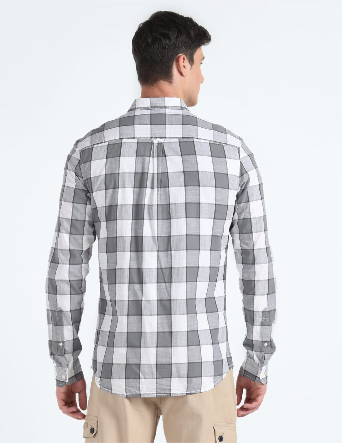 Buy Flying Machine Pure Cotton Buffalo Check Shirt - NNNOW.com