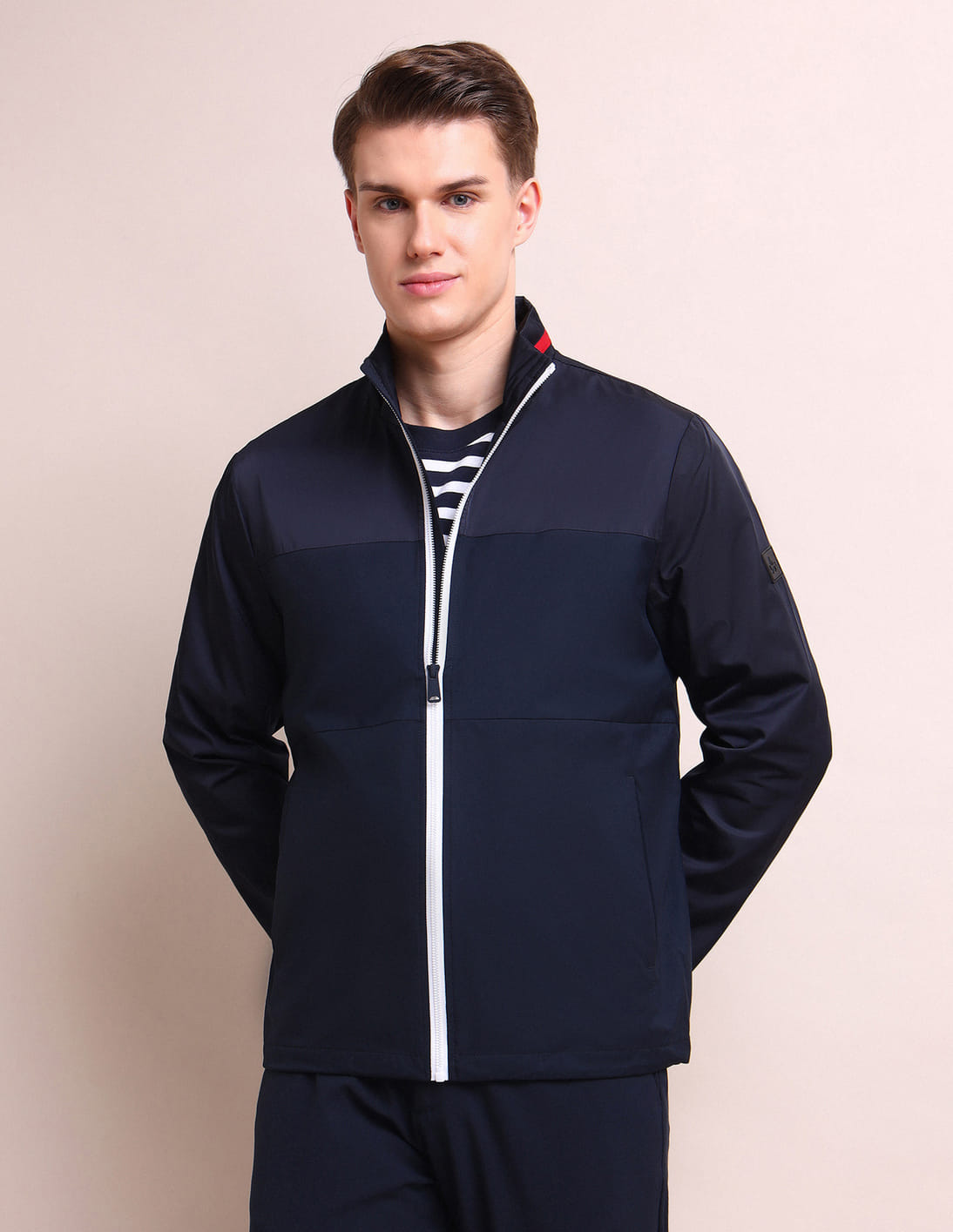 Buy Arrow Sports Solid Panel Construction Jacket - NNNOW.com