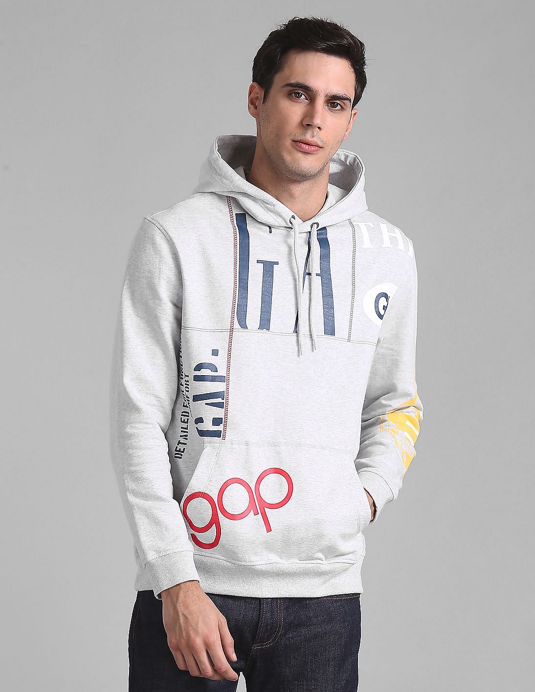 gap logo remix hoodie