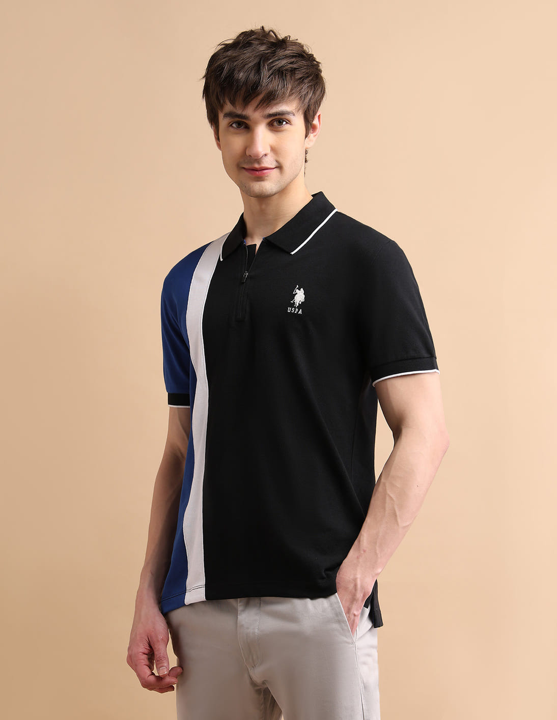 トップス AFB DOUBLE LAYERD LS POLO SHIRTS DOUBLE LAYERED LS POLO SHIRTS(M GREY): AFB: MENS｜CONZ ONLINE STORE