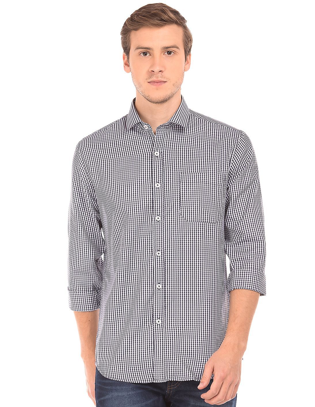 Buy Excalibur Regular Fit Shepherd Check Shirt - NNNOW.com