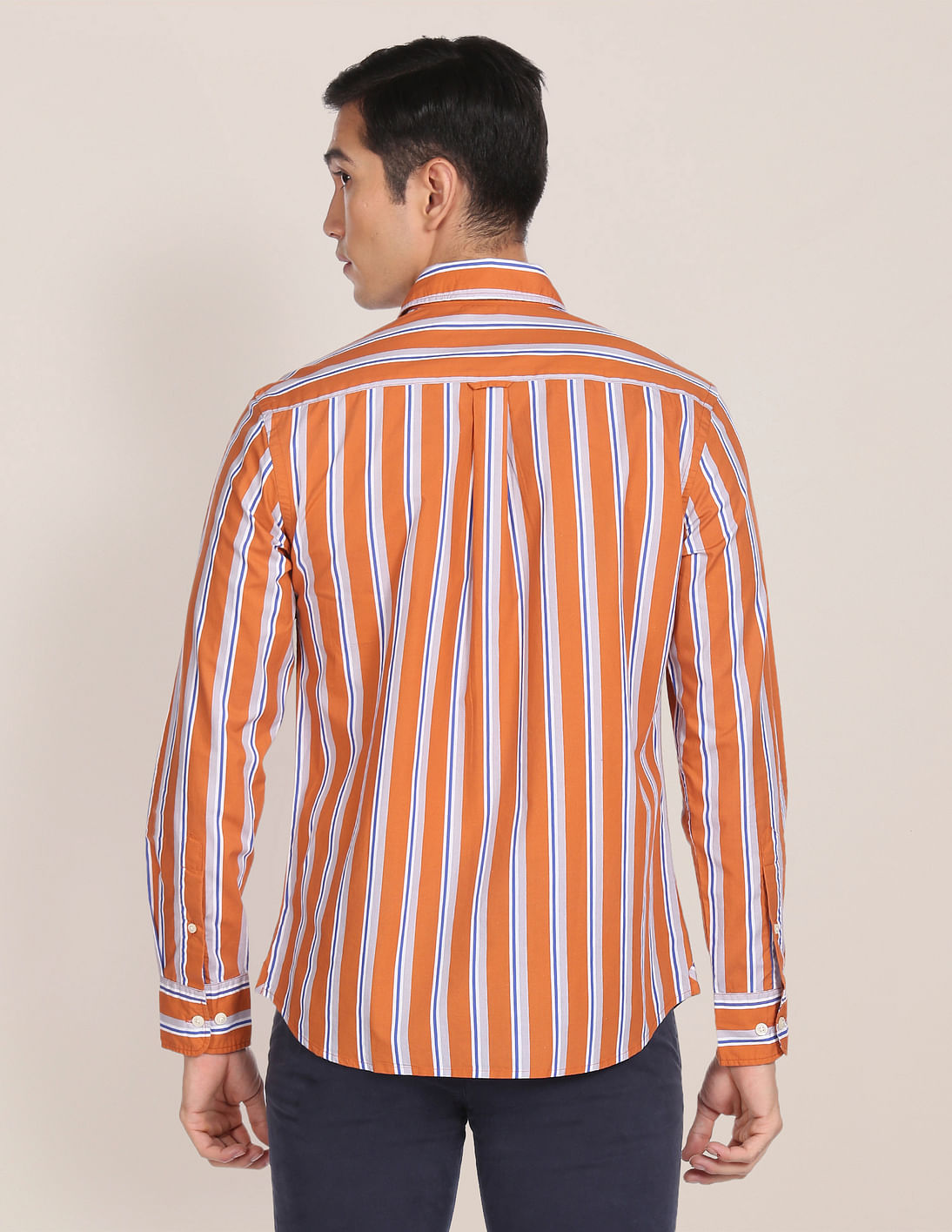 Buy U.S. Polo Assn. Pure Cotton Striped Casual Shirt - NNNOW.com