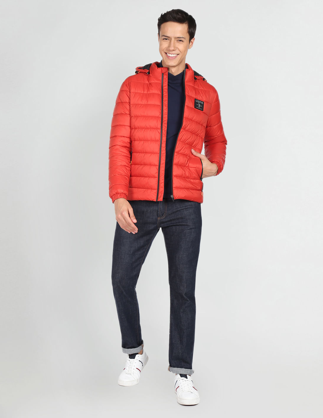 Buy U.S. Polo Assn. Denim Co. Long Sleeve Brand Print Hooded
