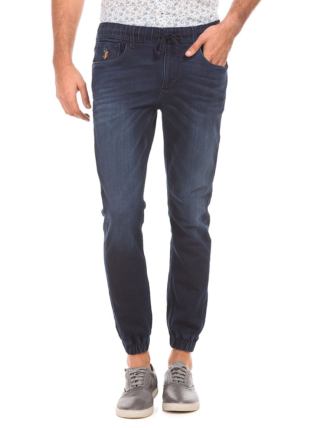Buy U.S. Polo Assn. Denim Co. Men Washed Jogger Jeans - NNNOW.com