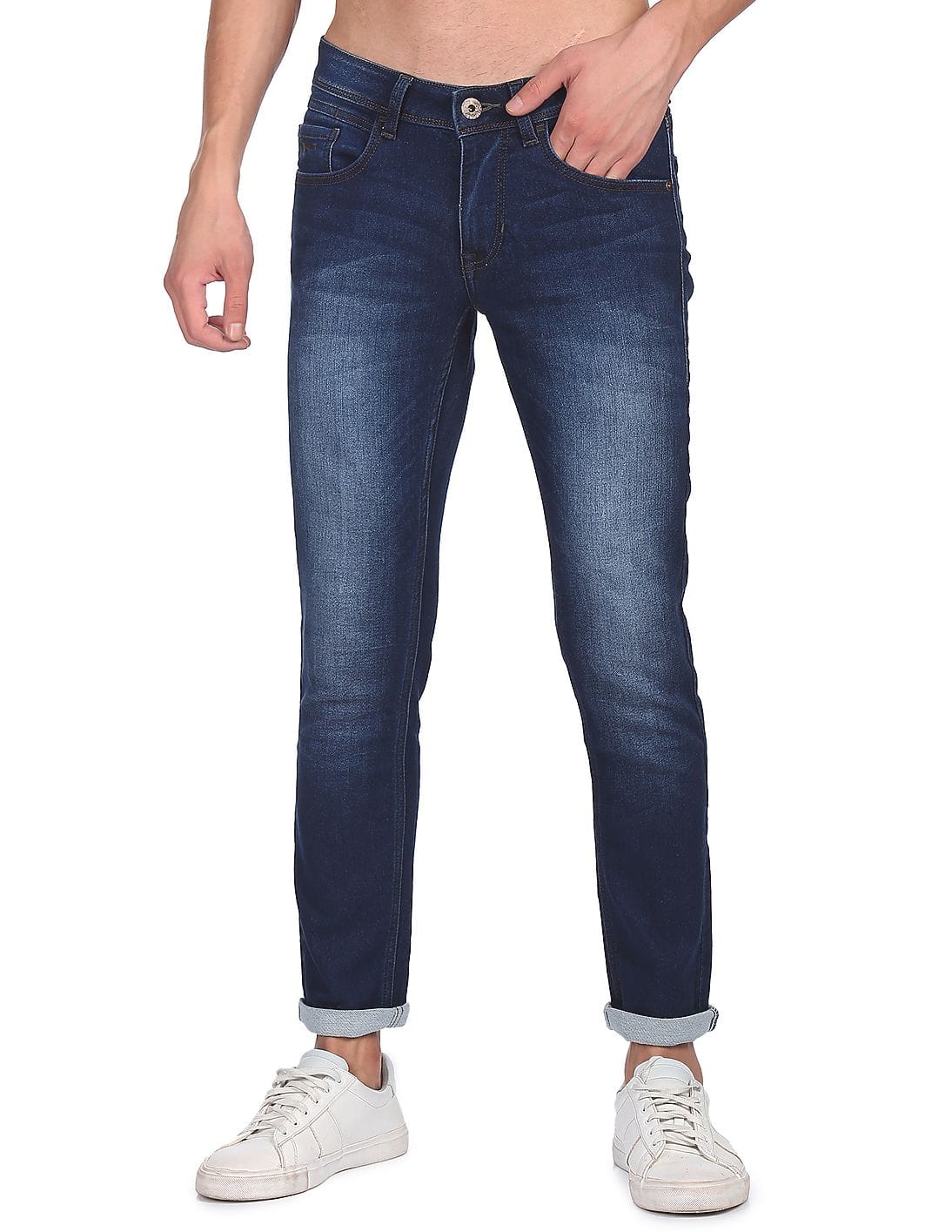 Buy Flying Machine Jackson Skinny Fit Low Rise Jeans