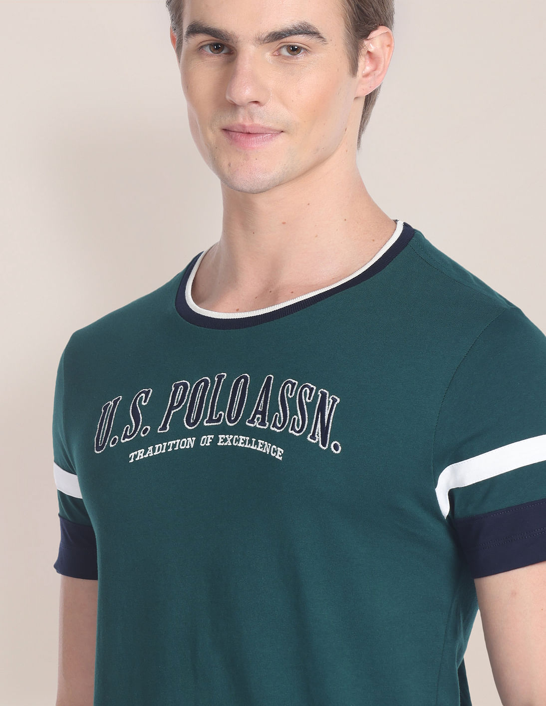 Buy U.S. Polo Assn. Embroidered Slim Fit T-Shirt - NNNOW.com