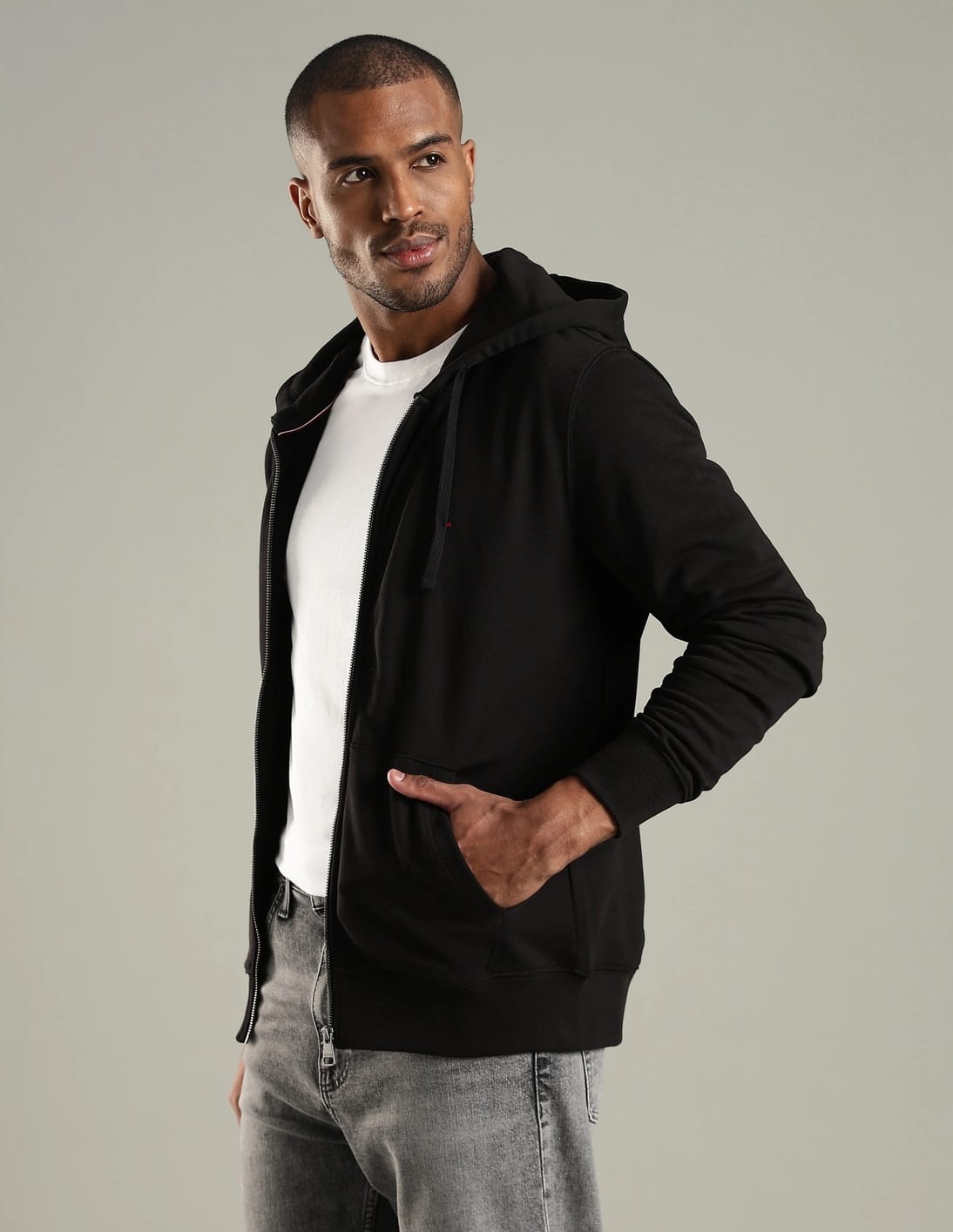 Buy Tommy Hilfiger Solid Regular Fit Cotton Jacket - NNNOW.com