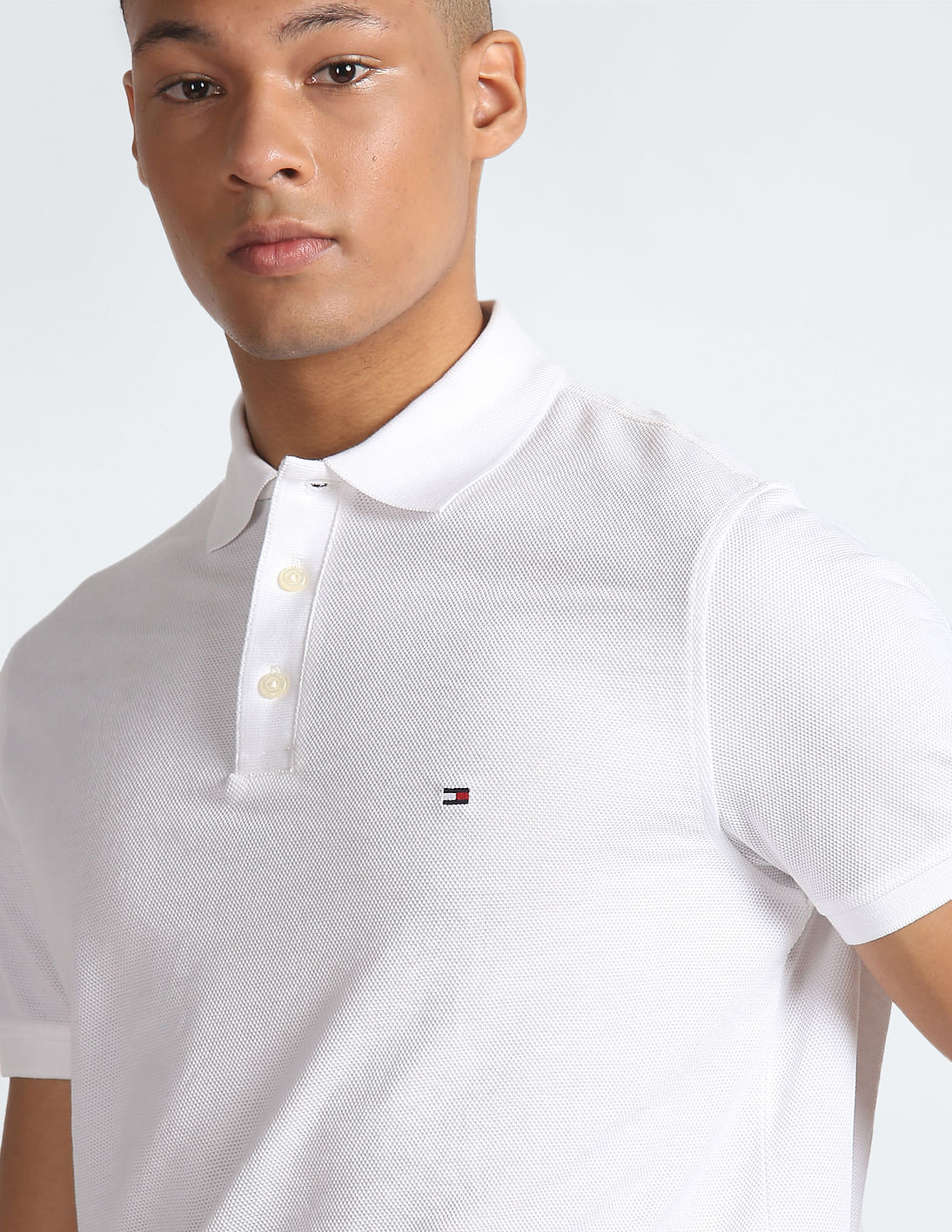 ★★ ★★ Bubble Stitch Polo T-Shirt T12F1TKT17 Buy Tommy Hilfiger Micro Bubble Stitch Regular Fit Polo