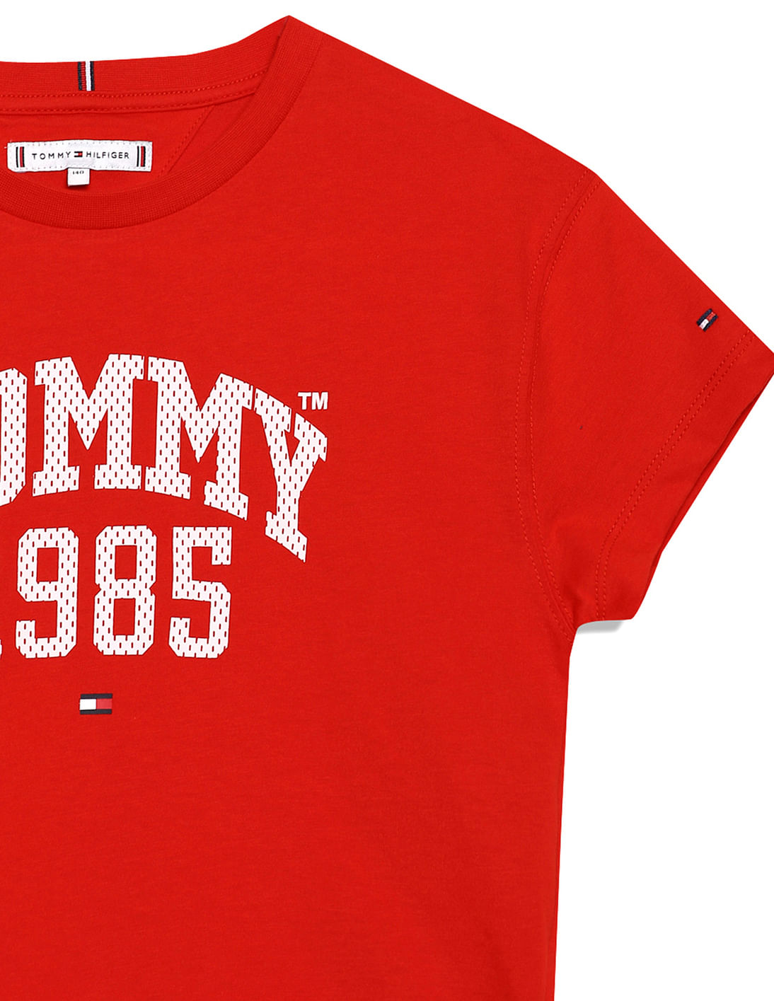 Kids Buy Hilfiger T-Shirt Tommy Brand Print Varsity