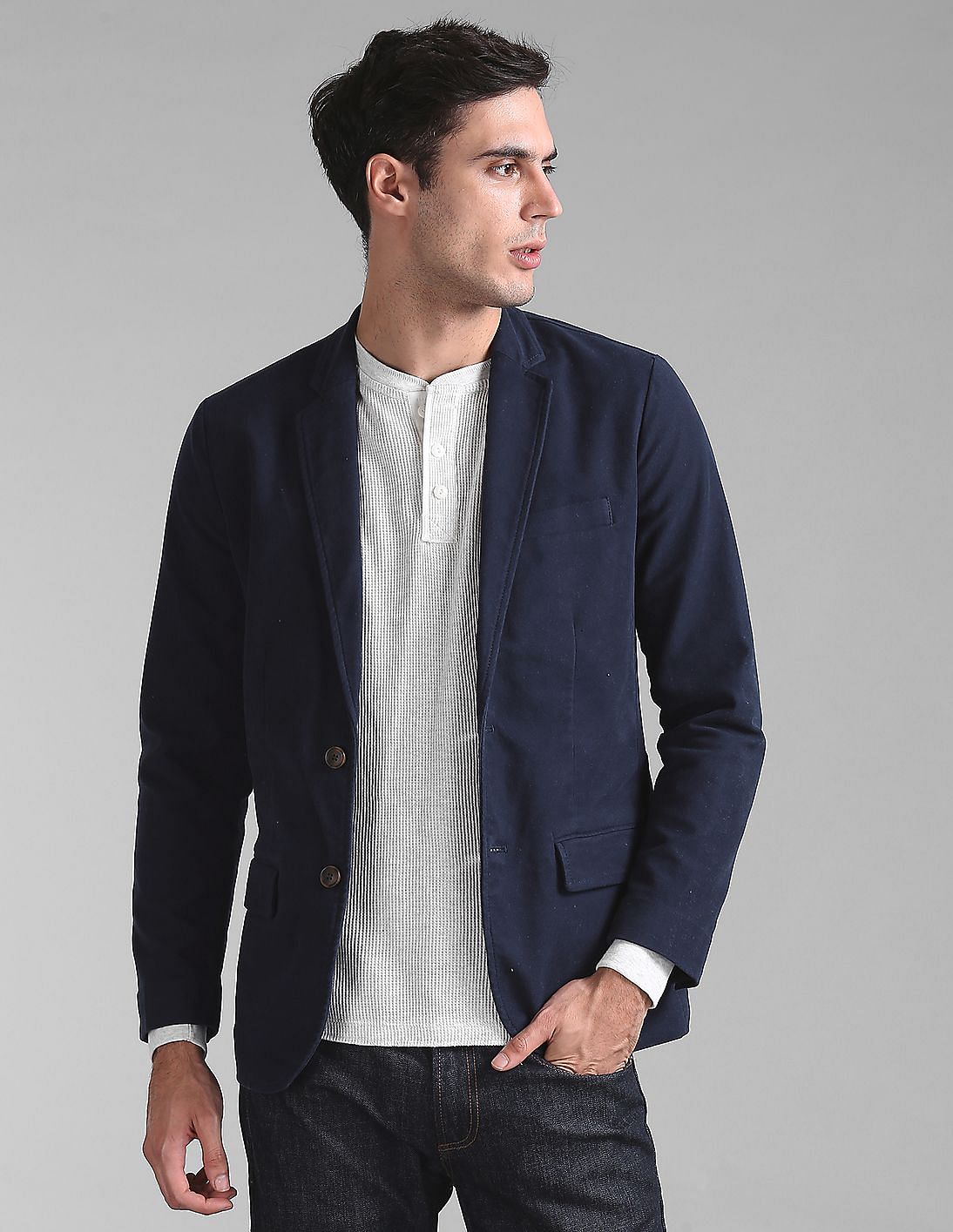 gap moleskin blazer