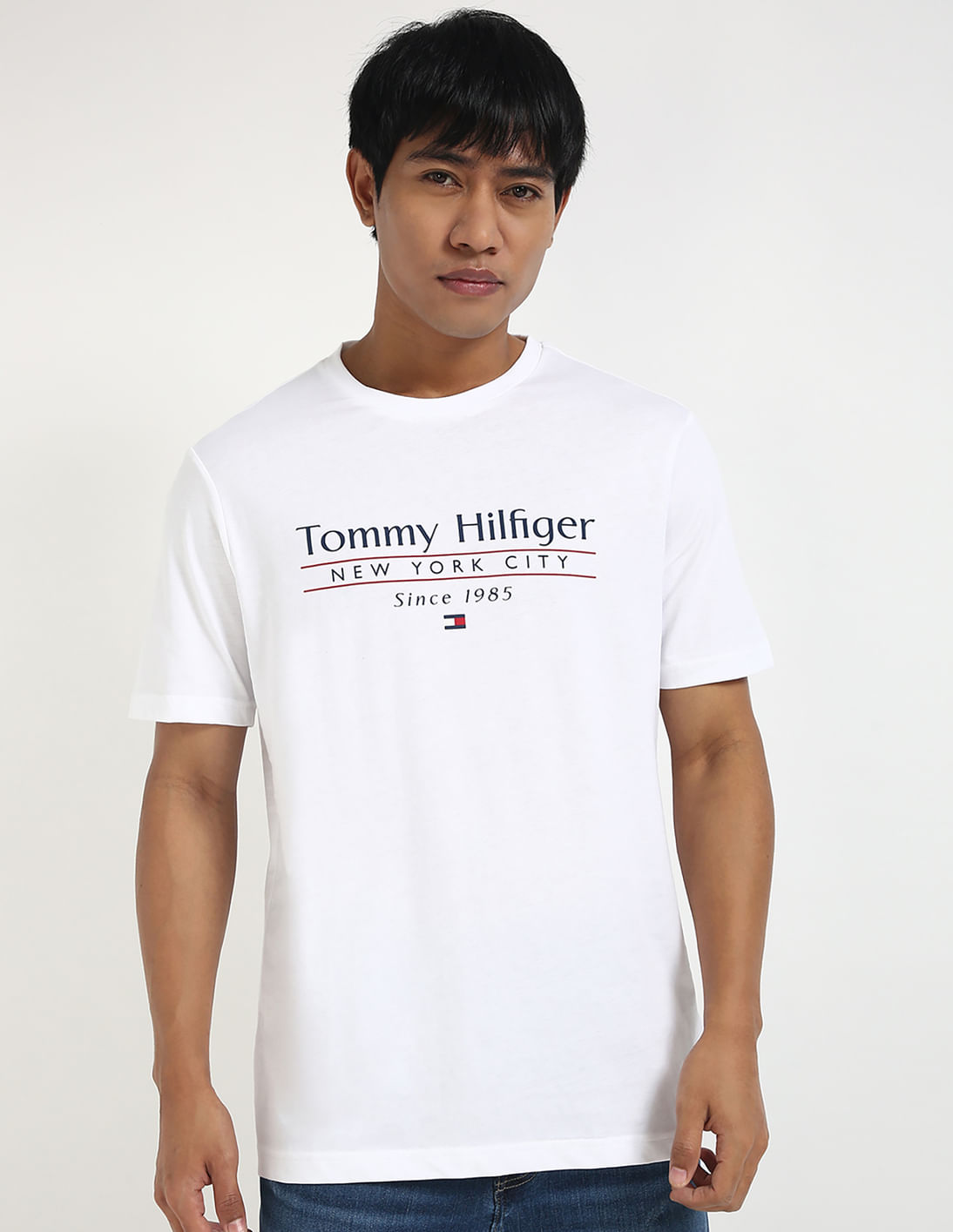 tomi☆ Buy Tommy Hilfiger S25HMKT692 WHITE Mens T-Shirt - NNNOW.com