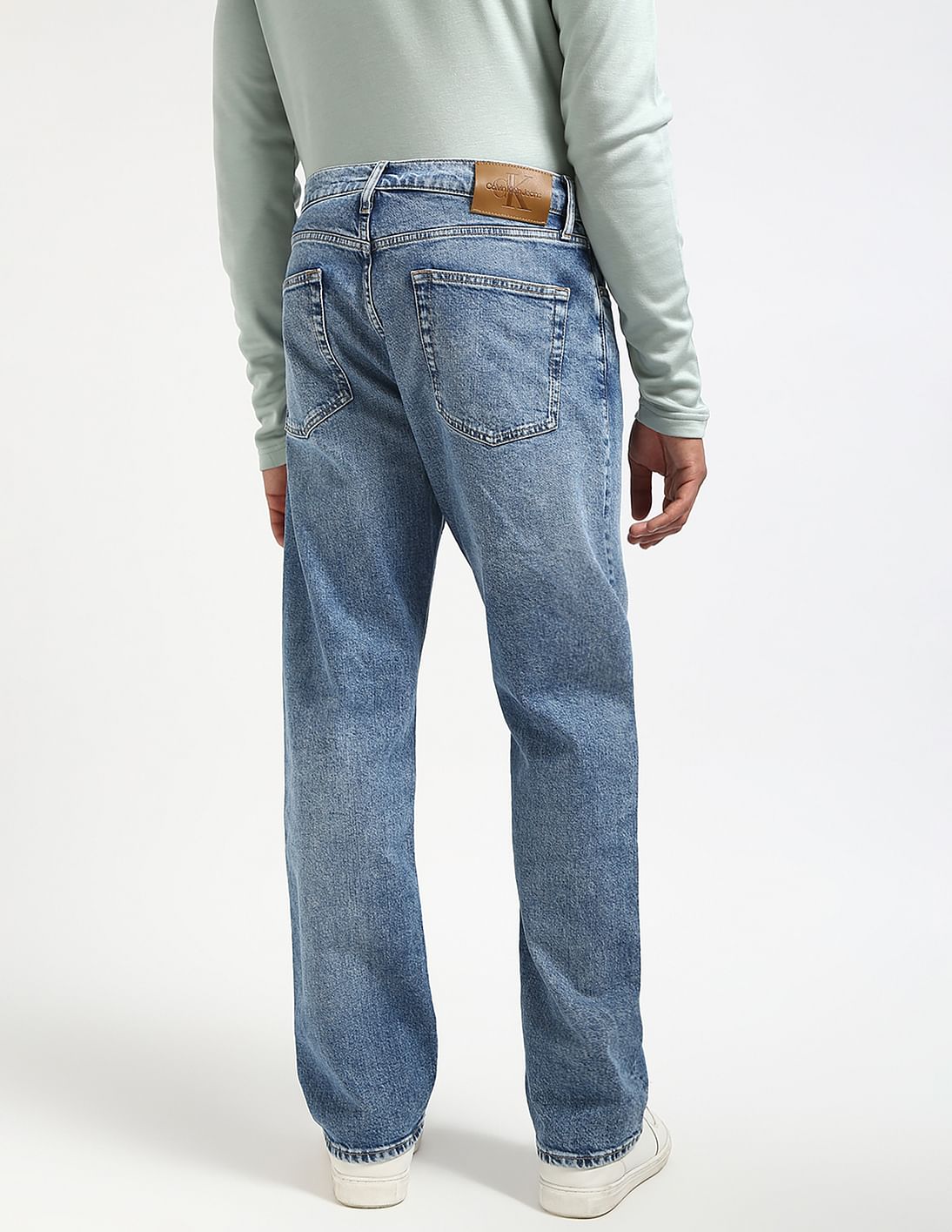 Buy Calvin Klein Jeans Straight Fit Stonewashed Jeans Buy Calvin Klein Jeans Straight Fit Stonewashed Jeans