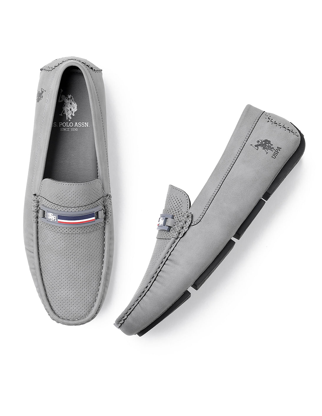 U.S. POLO ASSN.マフラー uspa-2014-447165 LIGHT GRAY Buy U.S. Polo Assn. Men Barnes 4.0 Slip On Shoes - NNNOW.com