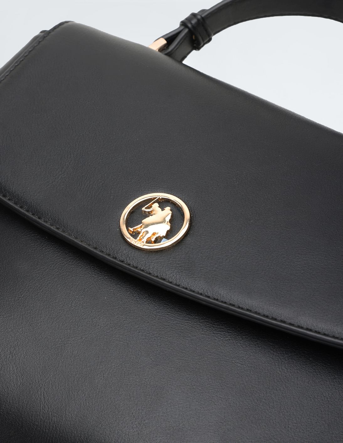 Buy U.S. Polo Assn. Women Flap Over Logo Satchel Bag - NNNOW.com
