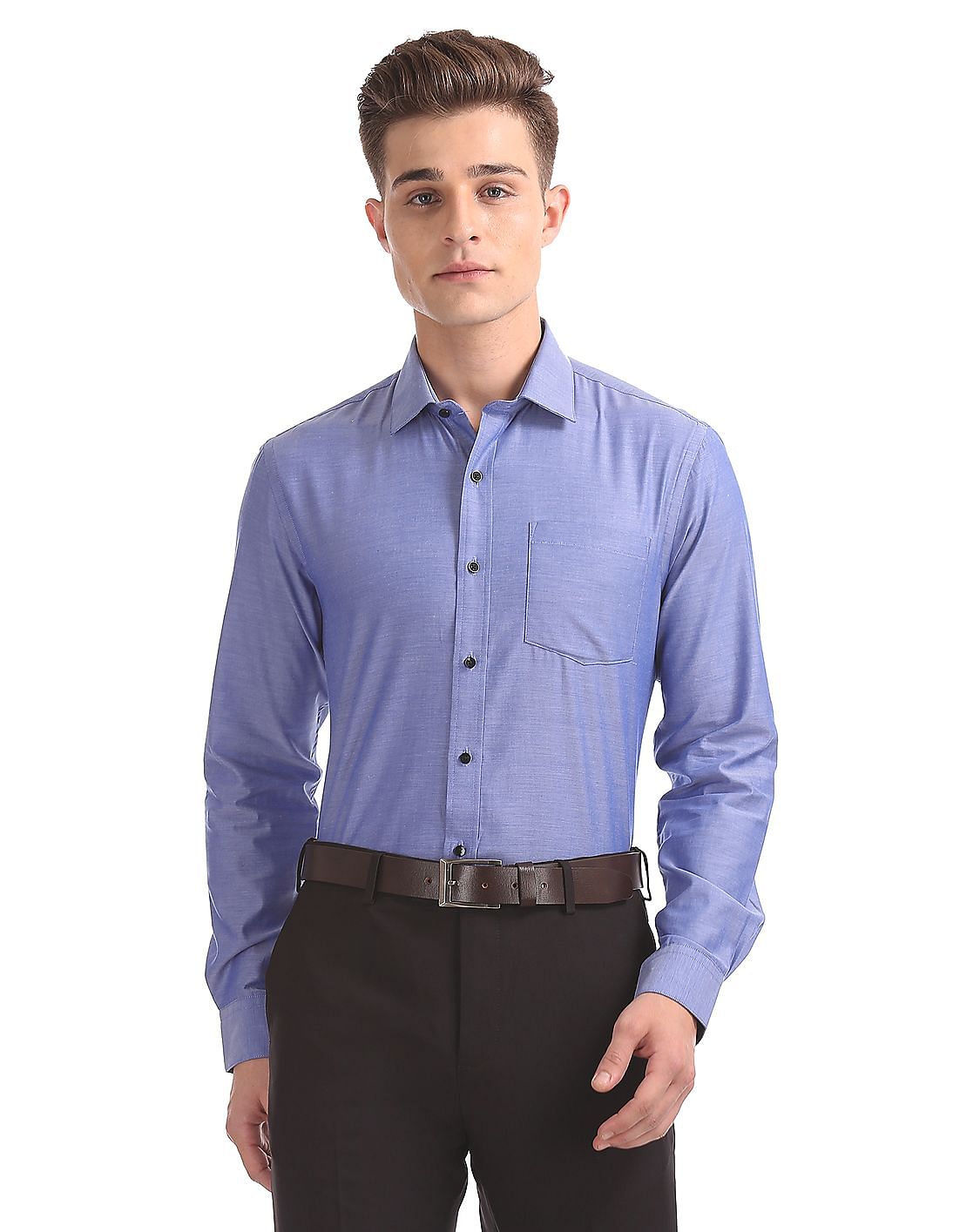 Buy Arrow Slim Fit Spread Collar Shirt - NNNOW.com