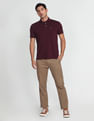 Arrow Sports Compact Cotton Solid Polo Shirt
