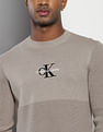 Calvin Klein Monogram Colour Block Sweater