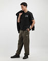 Calvin Klein Jeans Straight Fit Solid Cargo