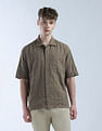 Flying Machine Textured Cotton Color Of Home Shirt