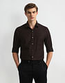 Arrow Horizontal Striped Cotton Shirt