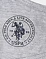 U.S. Polo Assn. Unisex Adults Grey Triple Layer Washable Anti Bacterial Heathered Face Masks - Pack Of 3