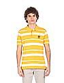 U.S. Polo Assn. Men Yellow Striped Polo Shirt