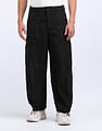 Flying Machine Loose Fit Solid Cargo Trousers